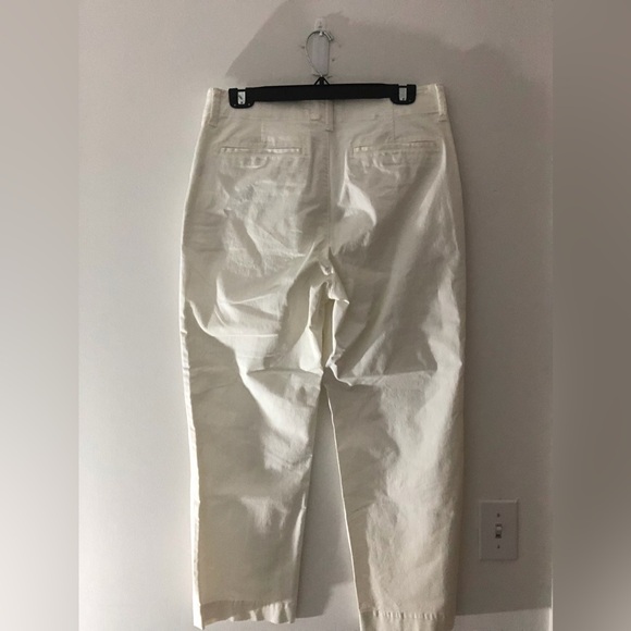 NWT Everlane Lightweight Cotton Chino Khaki Pants in White Size 10 - Picture 9 of 15